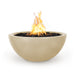 The Outdoor Plus Fire Bowl Luna Commercial Grade CSA Certified GFRC Concrete Fire Bowl