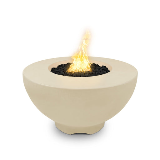 The Outdoor Plus Fire Pit 37" Sienna GFRC Concrete Round Fire Pit -  Commercial Grade & CSA Certified