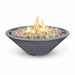 The Outdoor Plus Fire Pit Metal Powder Coat / 48" / Match Lit Cazo Commercial Grade CSA Certified Fire Pit - Narrow Ledge