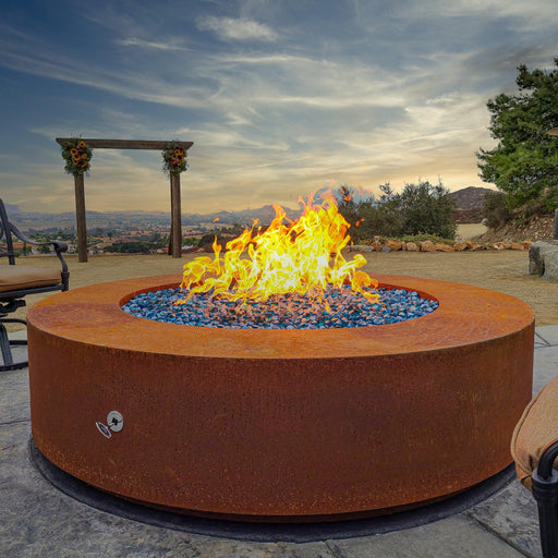 The Outdoor Plus Fire Pit Unity Round Fire Pit - 24" Tall -  Commerical Grade & CSA Certified
