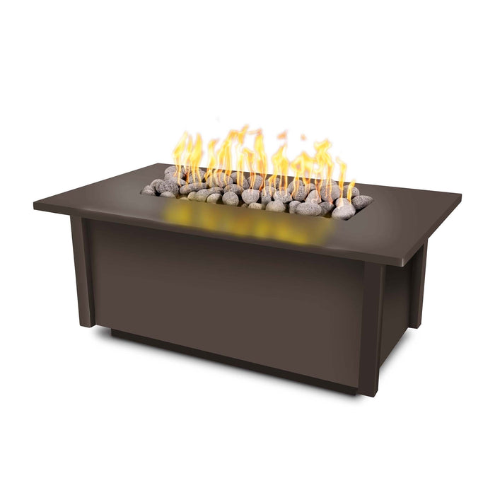 The Outdoor Plus Fire Table Metal Powder Coat / 48" x 28" x 21" / Match Lit Salinas Rectangular Fire Table -  Commercial Grade & CSA Certified