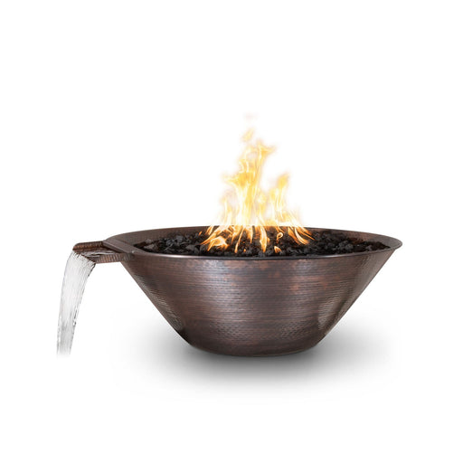 The Outdoor Plus Fire & Water Bowl 31" Remi Hammered Copper Fire & Water Bowl -  Commerical Grade & CSA Certified