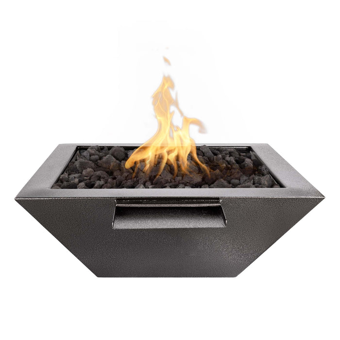 The Outdoor Plus Fire & Water Bowl Metal Powder Coat / 24" / Match Lit Maya Square Commerical Grade CSA Certified Fire & Water Bowl