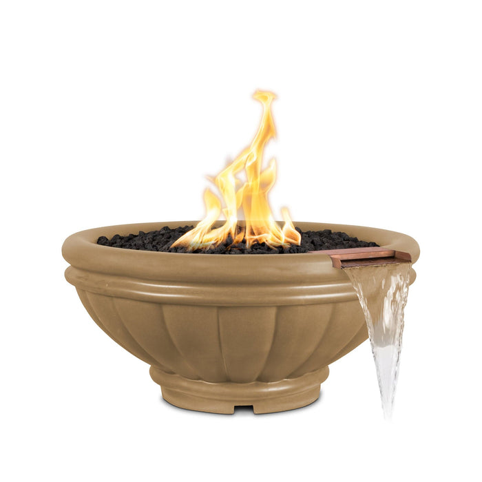 The Outdoor Plus Fire & Water Bowl Roma GFRC Concrete Fire & Water Bowl -  Commerical Grade & CSA Certified
