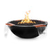 The Outdoor Plus Fire & Water Bowl Sedona Commercial Grade CSA Certified GFRC Concrete Fire & Water Bowl - 4 Way Spill