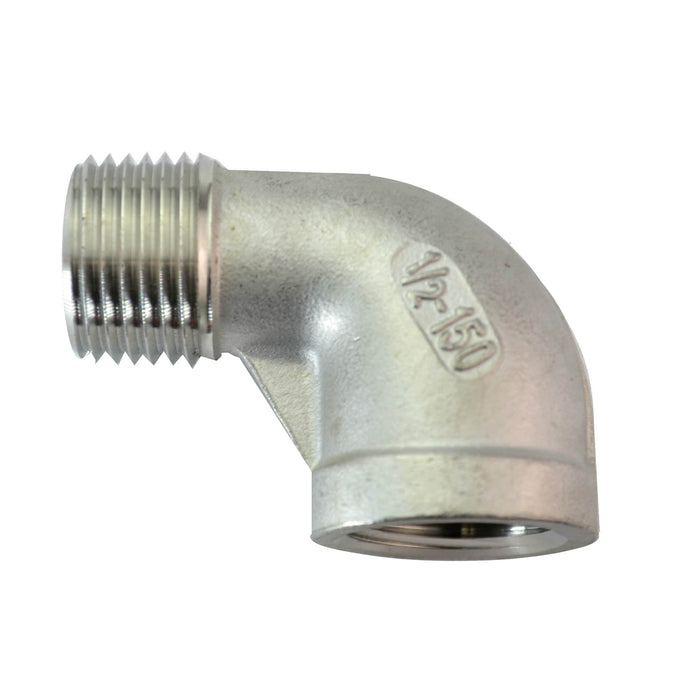 The Outdoor Plus Fittings & Components 1/2” M To F Elbow - Stainless Steel Fitting - The Outdoor Plus