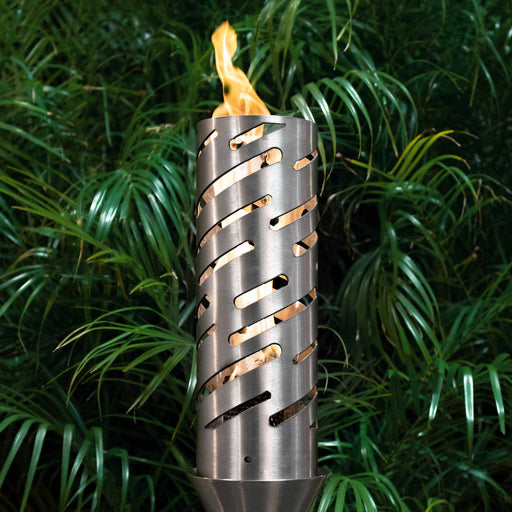The Outdoor Plus Gas Torch Comet Torch with Original TOP Torch Base - Stainless Steel - The Outdoor Plus
