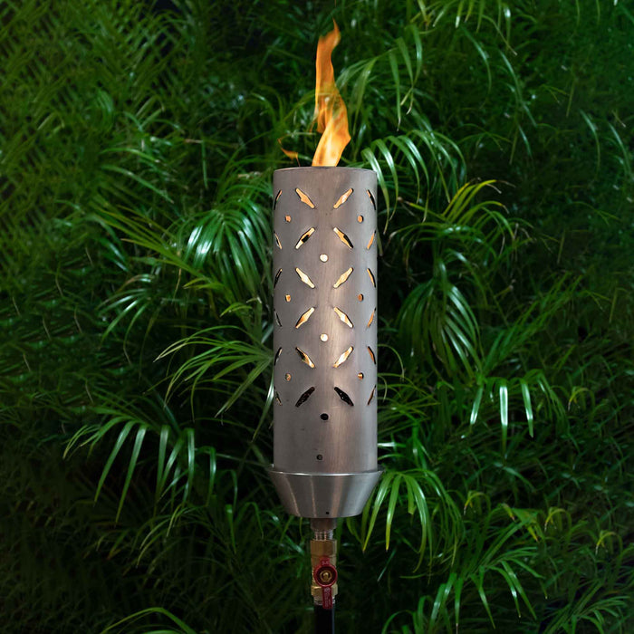 The Outdoor Plus Gas Torch Diamond Torch with Original TOP Torch Base - Stainless Steel - The Outdoor Plus