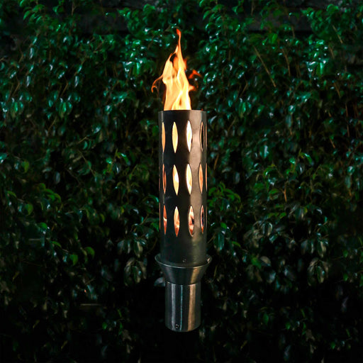 The Outdoor Plus Gas Torch Ellipse Torch with Original TOP Torch Base - Stainless Steel - The Outdoor Plus