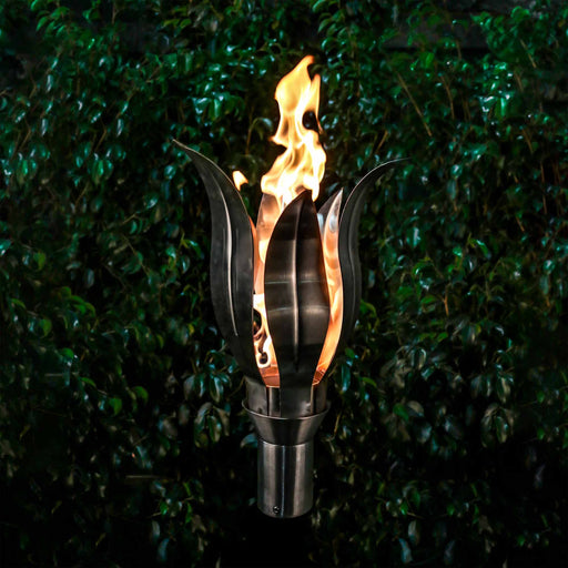 The Outdoor Plus Gas Torch Flower Torch with Original TOP Torch Base - Stainless Steel - The Outdoor Plus