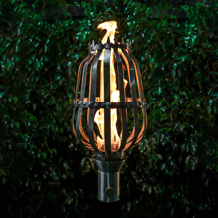 The Outdoor Plus Gas Torch Urn Torch with TOP-LITE Torch Base - Stainless Steel - The Outdoor Plus