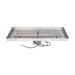 The Outdoor Plus Pan & Burner Kit Rectangular Lipless Drop-in Pan & Stainless Steel 'H' Burner - Match Lit, Spark or Electronic Ignition - The Outdoor Plus