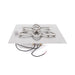 The Outdoor Plus Pan & Burner Kit Square Flat Pan & Lotus Stainless Steel Burner - Match Lit, Spark or Electronic Ignition - The Outdoor Plus