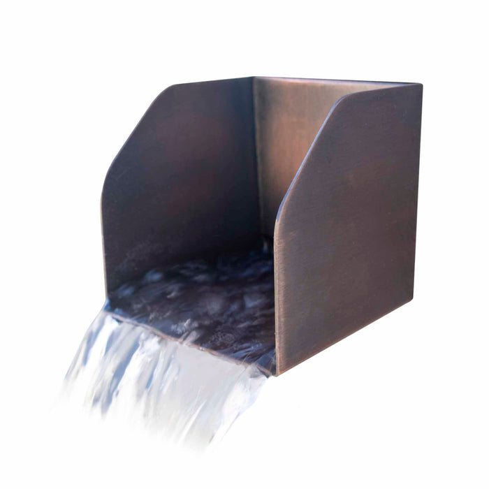 The Outdoor Plus Scupper Scoop Style Scupper - Copper - The Outdoor Plus