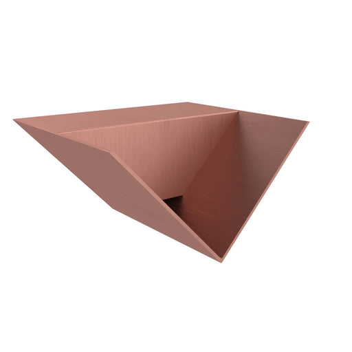 The Outdoor Plus Scupper Single V Style Scupper - Copper - The Outdoor Plus