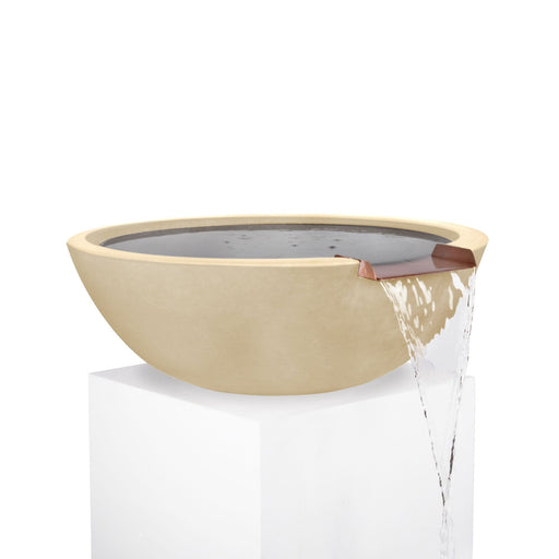 The Outdoor Plus Water Bowl 27" GFRC Concrete Sedona Water Bowl