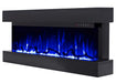 Touchstone Electric Fireplace Touchstone - Chesmont Black 50" 80034 Wall Mount 3-Sided Smart Electric Fireplace