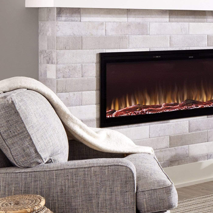 Touchstone Electric Fireplace Touchstone - Sideline Elite Smart 72" WiFi-Enabled Recessed Electric Fireplace (Alexa/Google Compatible)
