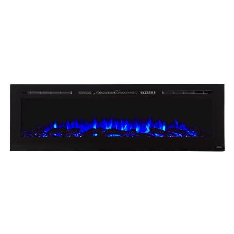 Touchstone Electric Fireplace Touchstone - The Sideline 72 80015 72" Recessed Electric Fireplace