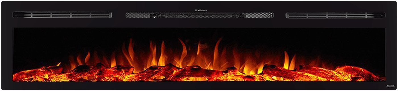 Touchstone Electric Fireplace Touchstone - The Sideline 84 80043 84" Recessed Electric Fireplace