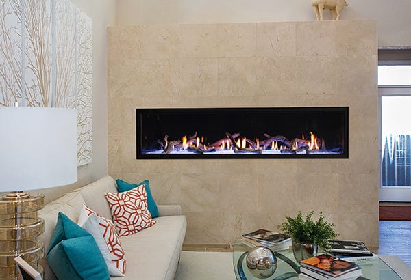 White Mountain Hearth Direct Vent Gas Fireplace White Mountain Hearth - Boulevard Direct-Vent Linear Fireplace, 72", Multi-Function System includes Thermostat Variable Remote Control - NG/LP