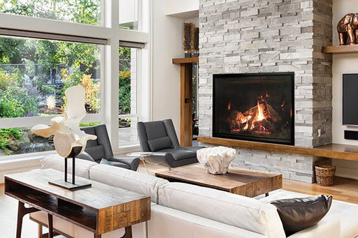 White Mountain Hearth Direct Vent Gas Fireplace White Mountain Hearth - Rushmore Clean-Face Direct-Vent Fireplace, 50TruFlame Technology, Multi-Function System includes Thermostat Variable Remote Control- NG/LP