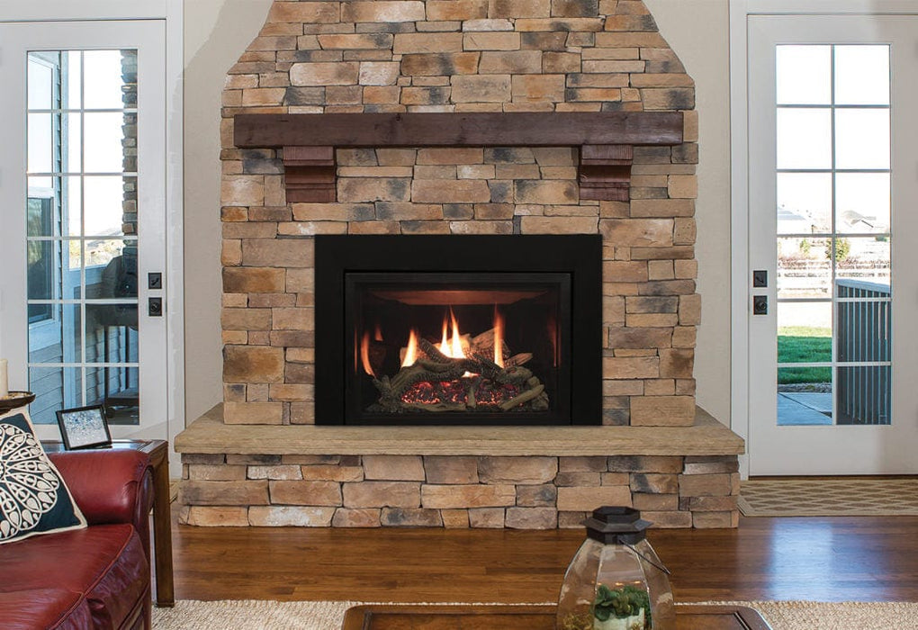 White Mountain Hearth Direct Vent Gas Fireplace White Mountain Hearth - Rushmore Direct-Vent Insert with TruFlame Technology, 35" - NG/LP